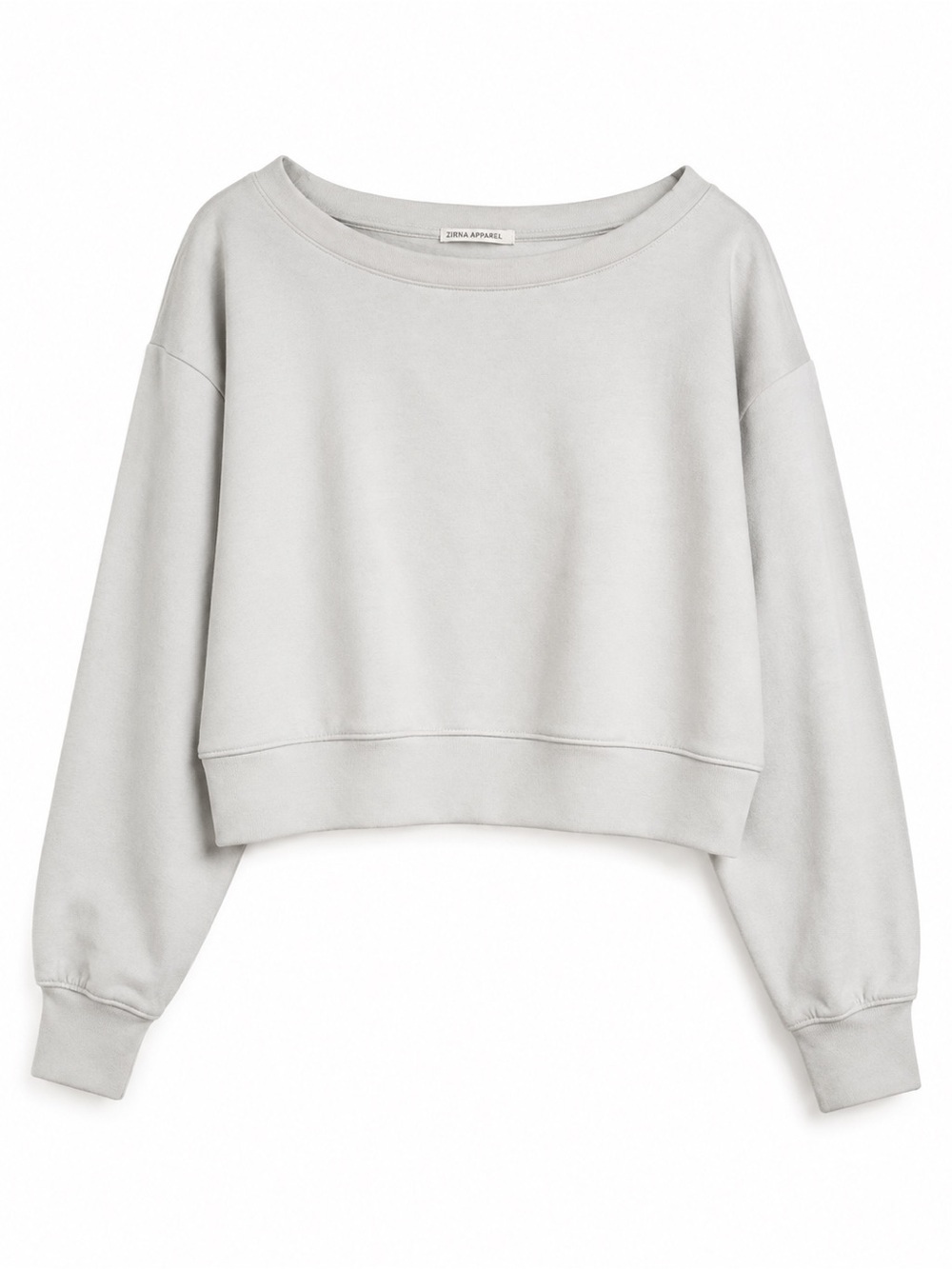 Zenana Outfitters White Crewneck Top